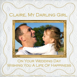 CD cover for original father/daughter dance song,
