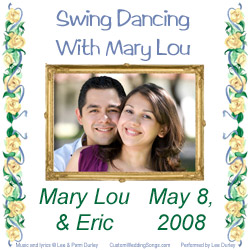 CD jacket cover with doves and roses, personalized with photo