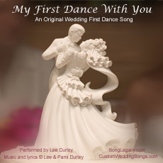 CD cover for original wedding dance song, May I Have This First Dance?