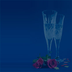 Blank CD jacket cover with Champagne Glasses