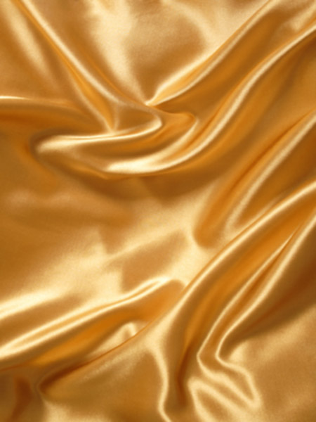 Blank gold satin lyric sheet